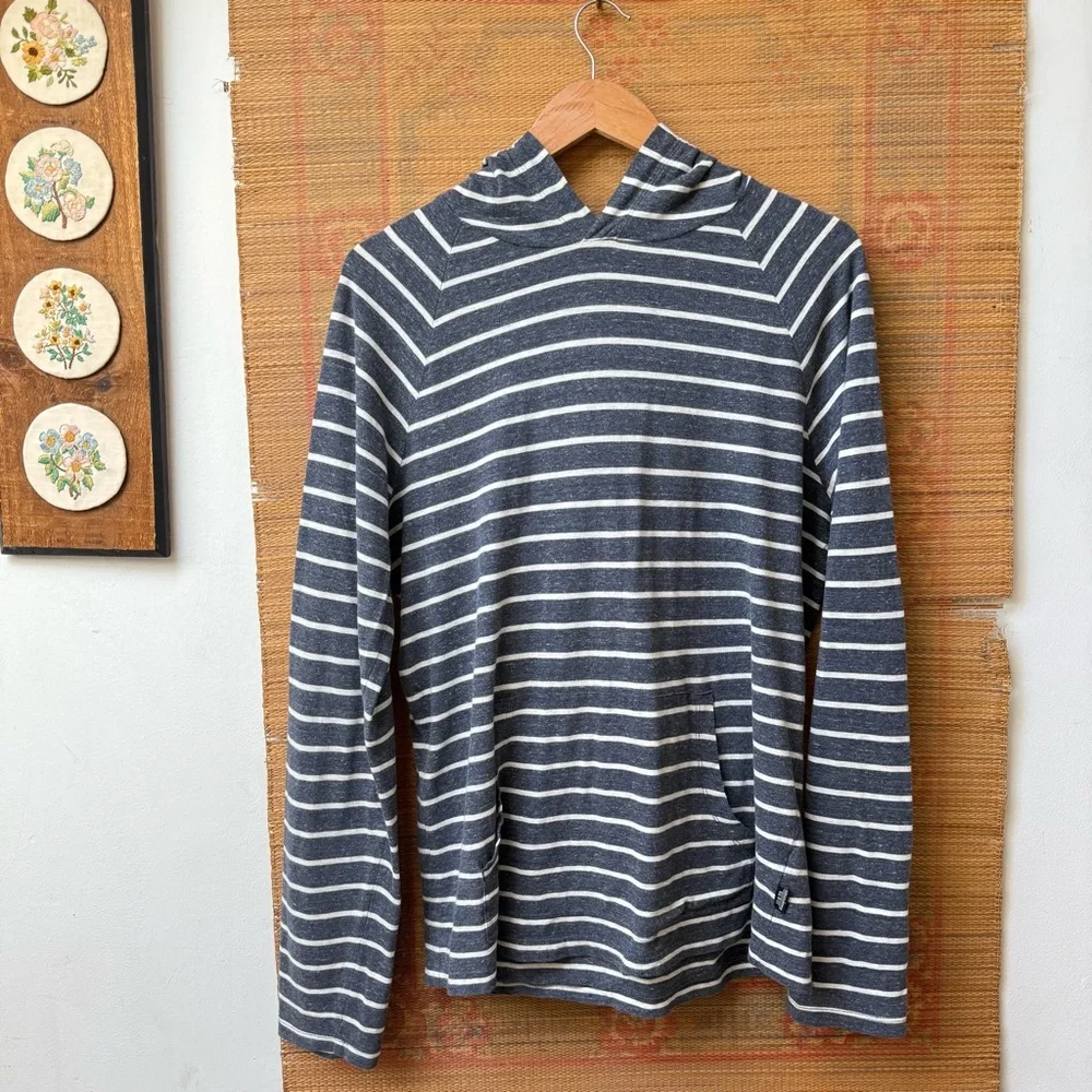 Banana Republic Striped Hoodie Shirt